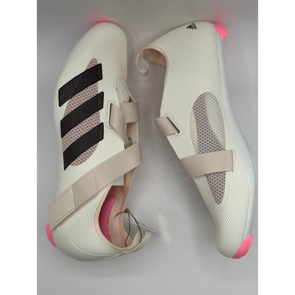 Men's Adidas The Indoor Cycling Shoes Off White Shadow Maroon 3Bolt GX1669 Sz11 - Picture 7 of 13